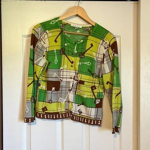 EUC cabi Key crewneck cardigan